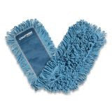 Coastwide Professional Looped-End Dust Mop Head, Cotton, 36 x 5, Blue