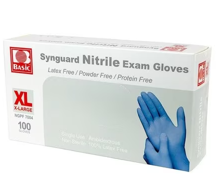 Synguard Vinyl Gloves Powder Free