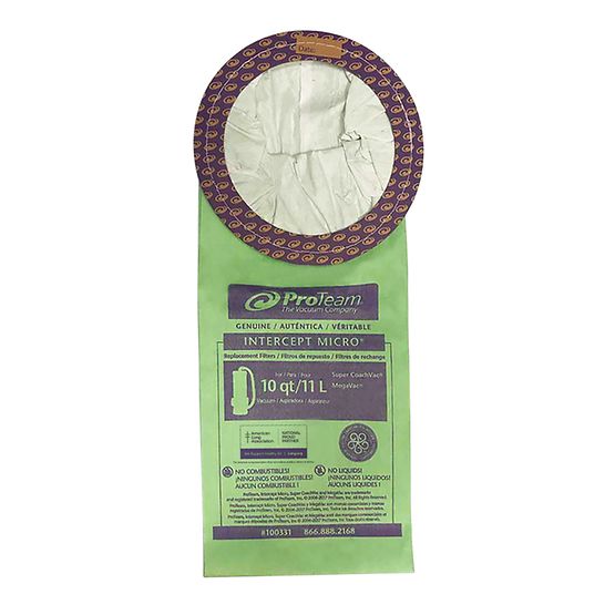 ProTeam Micro CoachVac/MegaVac Filter Bags with 10-Quart Capacity