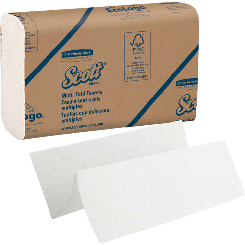 Toalha M-Fold Branca, 4000 Toalhas por Caixa